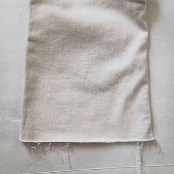 Madewell Kick Out 27 Full Length Jeans Vintage Canvas NO641 Stretch Raw Hem NWT - Picture 12 of 14